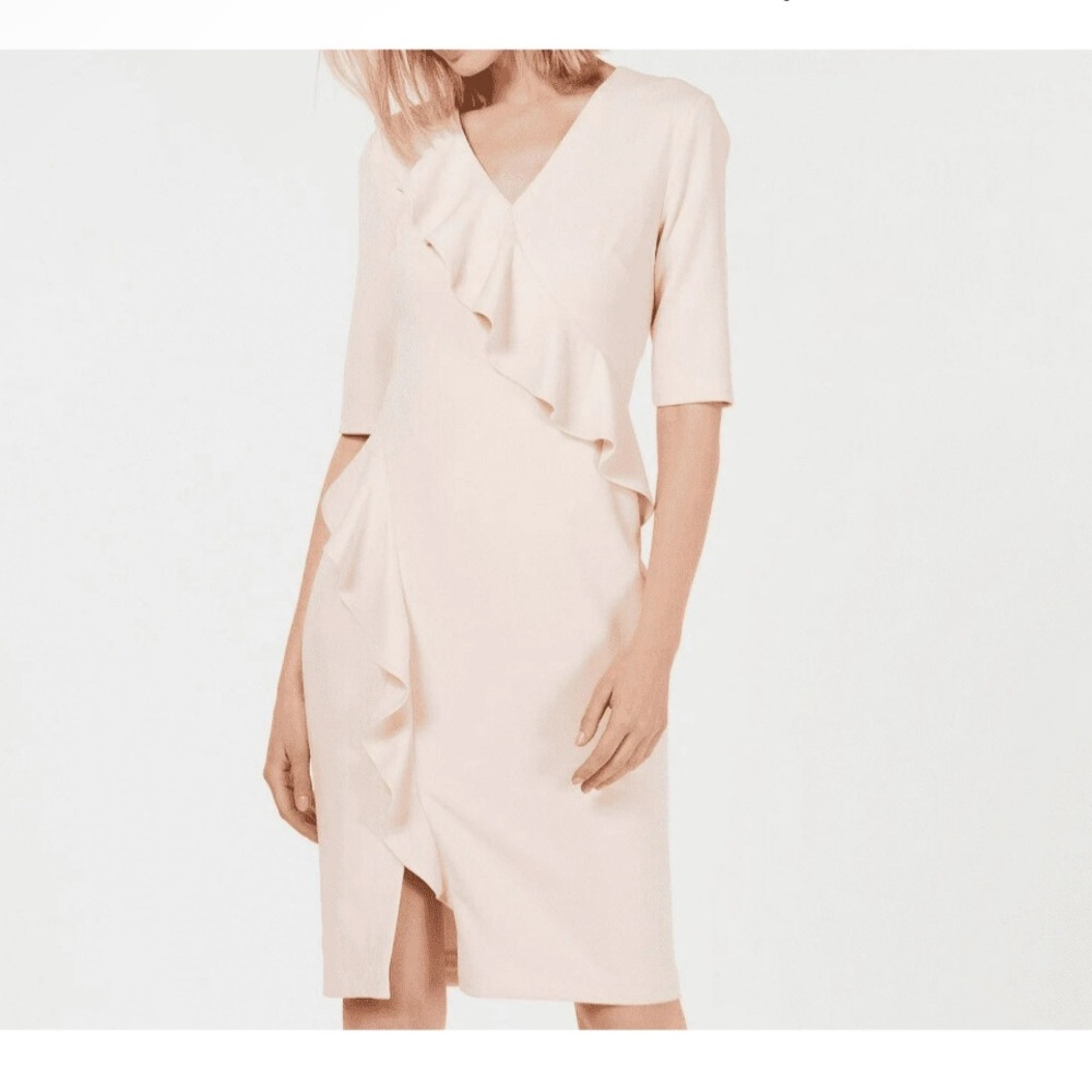 Baby blush pink Calvin Klein dress